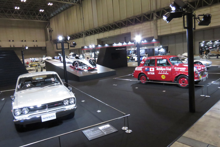 日産の展示ブースの様子。