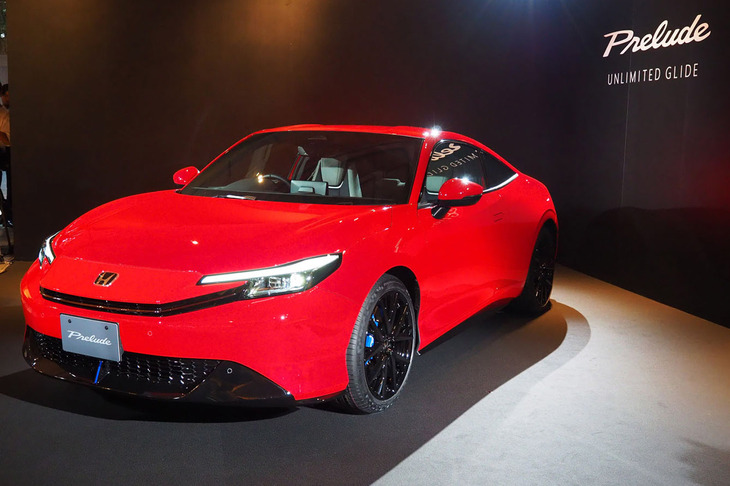 ホンダ・プレリュード（フロントビュー）