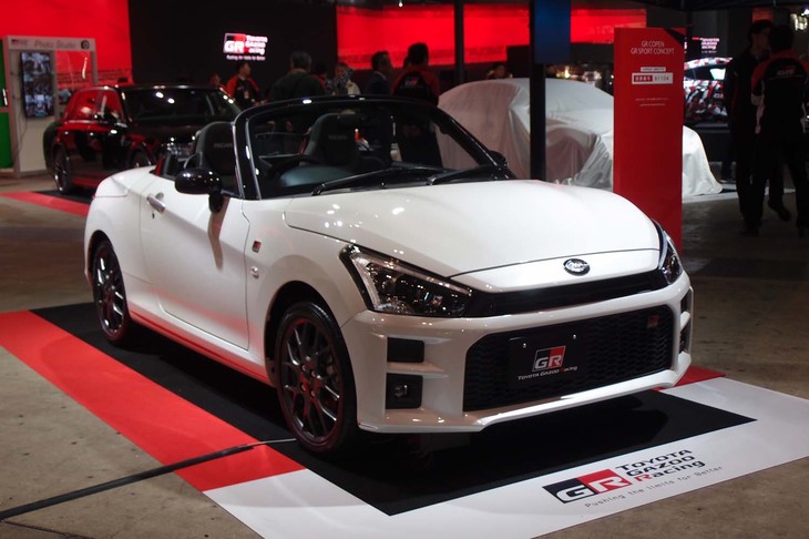 ダイハツとの協業により現在開発中の「GRコペン GRスポーツコンセプト」。今後、量産型が市販される見込み。