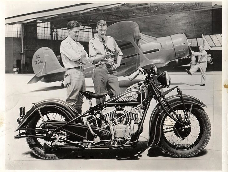 1921年に登場した初代「チーフ」。1リッターの大型エンジンを搭載した高性能モデルであり、排気量の拡大などを経て、長きにわたり生産され続けた。