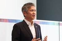 ボッシュ日本法人の松村宗夫取締役副社長。