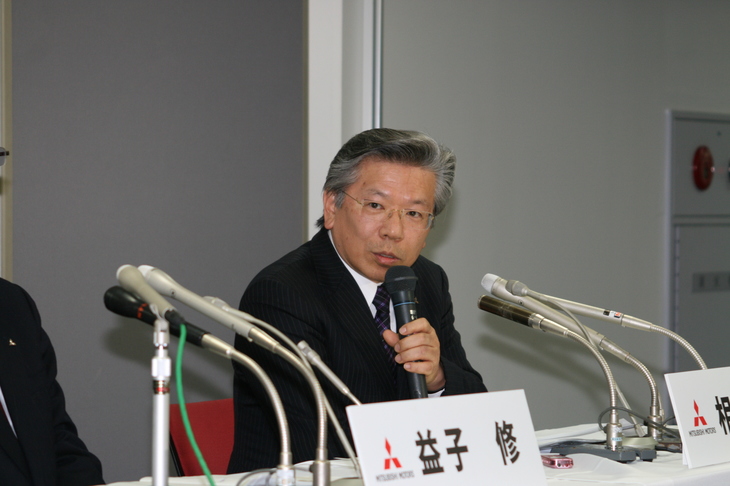 三菱自動車・次期社長の相川氏が会見 【ニュース】 の画像3枚 webCG