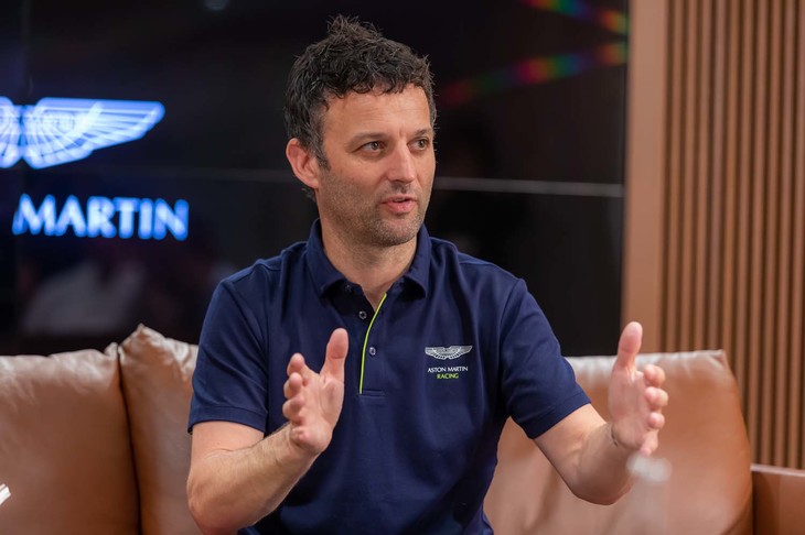 SUPER GT 第5戦を目前に控えた2019年8月1日、アストンマーティンのブランドセンターにてメディア向けグループインタビューに応じてくれた。