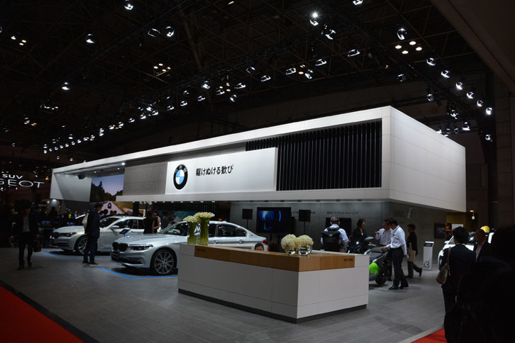BMWブースの様子。