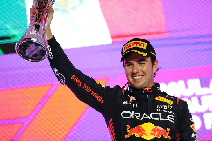 F1第2戦サウジアラビアGPを制したレッドブルのセルジオ・ペレス。（Photo=Getty Images / Red Bull Content Pool）