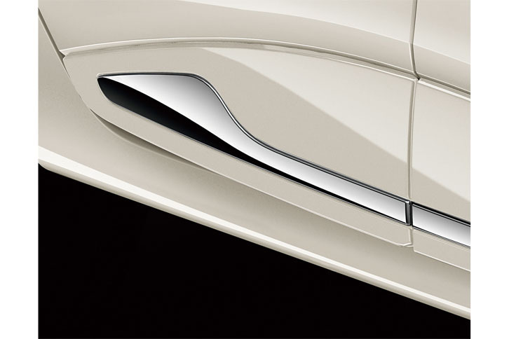 「ルノー・ルーテシア アイコニック」のサイドプロテクションモール。