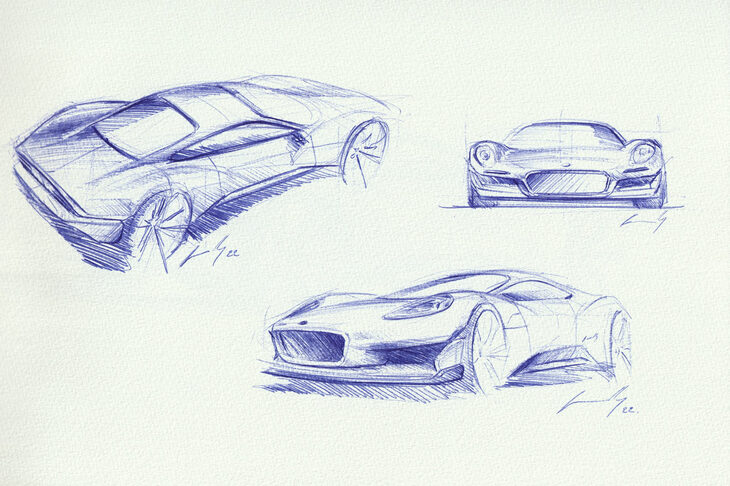 ケータハム・プロジェクトV（デザインスケッチ）