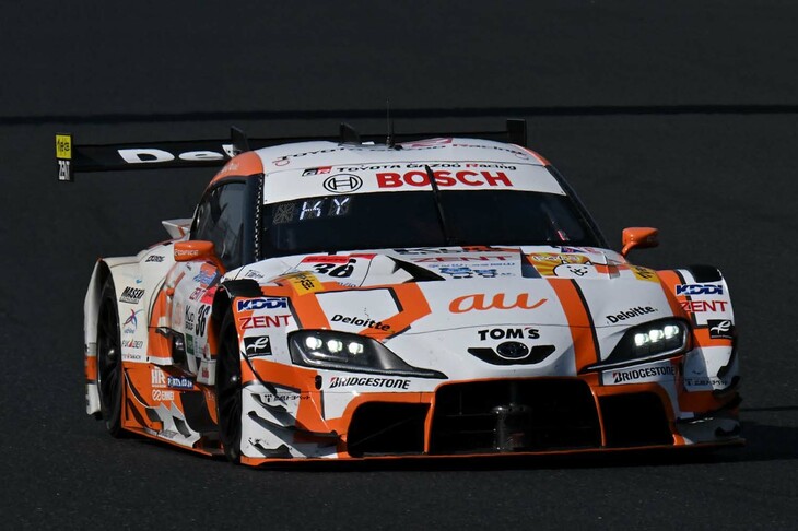 2024年シーズンの開幕戦を制した、No.36 au TOM'S GR Supra（坪井 翔／山下健太）。（写真提供 GTA）