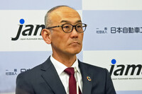 日本自動車工業会副会長兼二輪車委員会委員長の日髙祥博氏。