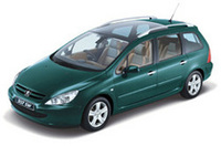 グラスルーフの「プジョー307SW」にローランギャロスの画像