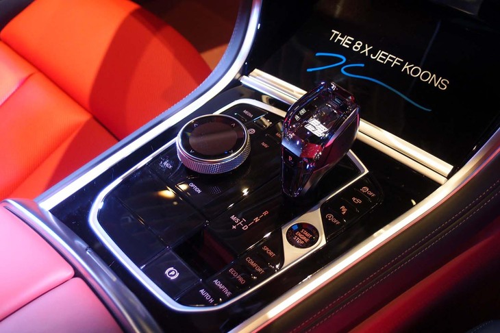 THE 8 X JEFF KOONS（シフトレバー周辺部）