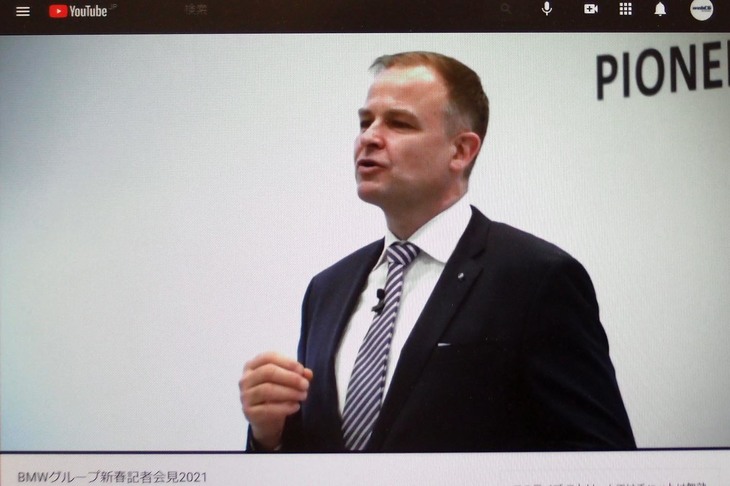 2021年は、BMWジャパン設立から40年の節目。ヴィードマン社長（写真）はセールスと顧客サービスの向上に意欲をみせる。