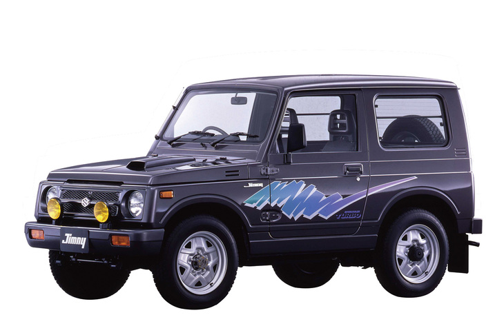 それまでの2ストロークエンジンに代わり、新たに4サイクルのターボエンジンを搭載したJA型。2代目がデビューして3年後の1984年に登場した。写真は660ccのエンジンを搭載したJA11型。