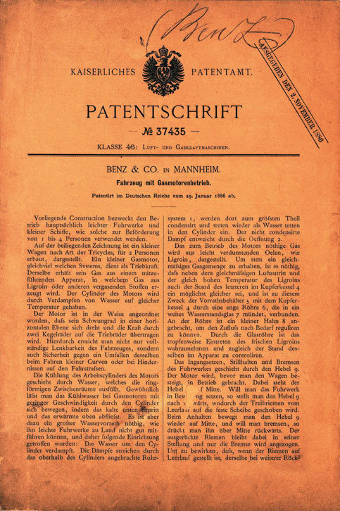 カール・ベンツが発明したガソリン自動車に特許が認められたのは1886年1月29日のこと。当時の日本は、まだ国の主導で繊維業が発達の途上にあるという状態だった。
