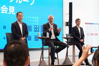 2025年6月19日に開催された「ボッシュ・グループ年次記者会見」より、報道関係者の質問に答えるボッシュ日本法人のクリスチャン・メッカー代表取締役社長。