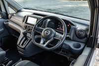 運転席に回るといきなり現実に引き戻される。いかにも働くクルマであり、ハードな樹脂がそのまま使われている。