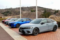 現在は北米市場が主力となっている「シビック」。限定販売の「タイプR」などを除くと2011年から2017年まで日本では販売されていなかった。