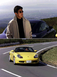 鈴木亜久里、「アウディTT」「ポルシェボクスターS」に乗る