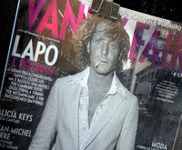 『VANITY FAIR』誌の表紙を飾ったとき。