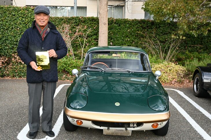 コンクールドエレガンスの1台に選ばれた、木村さんの1971年式「エラン」。手に入れてから、今年で実に49年目！ 苦楽をともにしてきた相棒だという。
