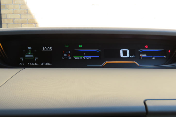 ホンダ・フリードハイブリッドEX（メーター）