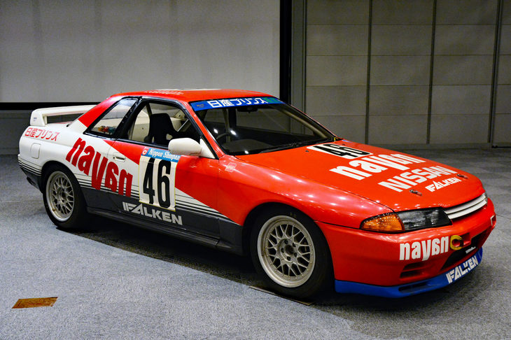 日産名車再生クラブの、2021年度のレストア車両となる「1990年式 R32スカイラインGT-R N1耐久レース仕様車」。