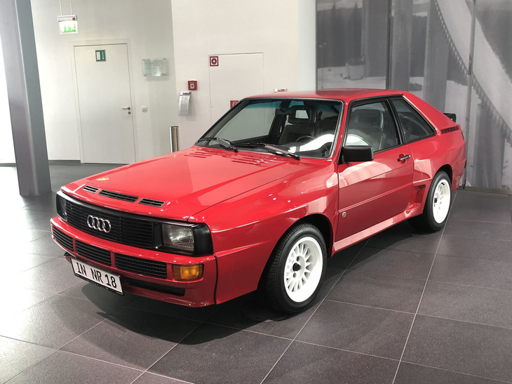 アウディスポーツにとってエポックだった「アウディ・スポーツクワトロ」のロードカー。