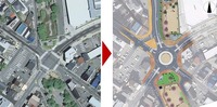 
	東和町の信号交差点をラウンドアバウトへ改良する時のイメージ図。(飯田市役所資料より)
	