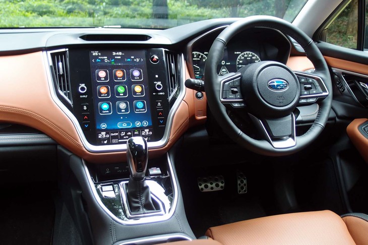 スバル・レガシィ アウトバック リミテッドEX（コックピット周辺部）