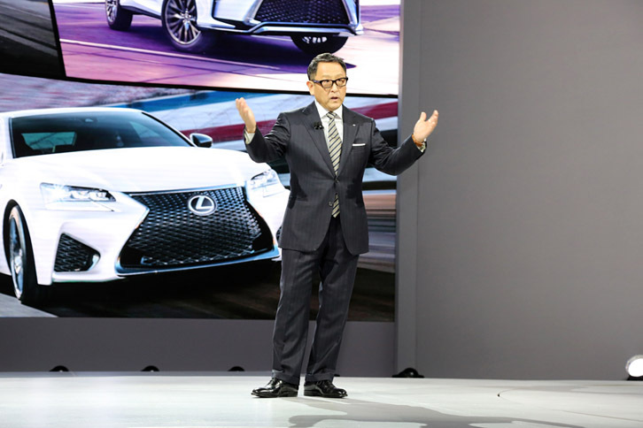 トヨタ自動車の豊田章男社長