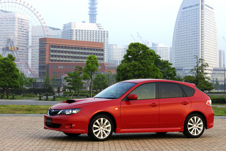 2007年度のJNCAPにおいて大賞を受賞した3代目「スバル・インプレッサ」。