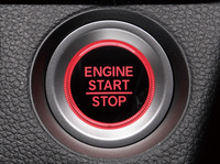 「G」と「L」グレードではプッシュ式のエンジンスタート／ストップスイッチを新規採用している。