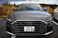 「アウディA8」（プレディクティブアクティブサスペンション搭載車）に試乗。