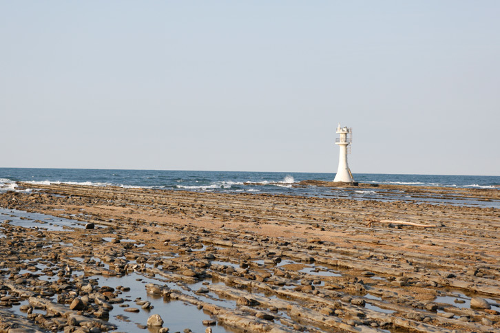 青島には「海幸・山幸」神話の舞台として知られる青島神社があり、周辺には、鬼の洗濯板と呼ばれる波状岩が広がっている。