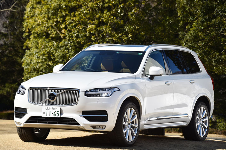 新型「XC90」は、全体の約90％が新規開発された部品で構成されているという。