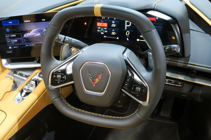 シボレー・コルベット2LT（ステアリングホイール）