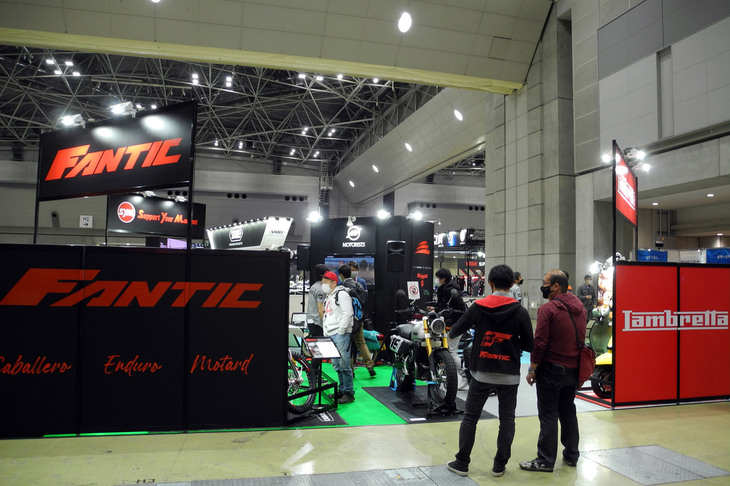 ファンティックの展示エリアの様子。