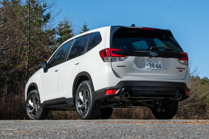 2022年8月の一部改良で「フォレスター」に追加された「STI Sport」。「インプレッサスポーツSTI Sport」と同様、機械式の減衰力可変ダンパー「SFRDダンパー」を採用している点が特徴だ。