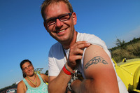 2015年にポーランドで開催された「シトロエン2CV」の国際ファン大会で。