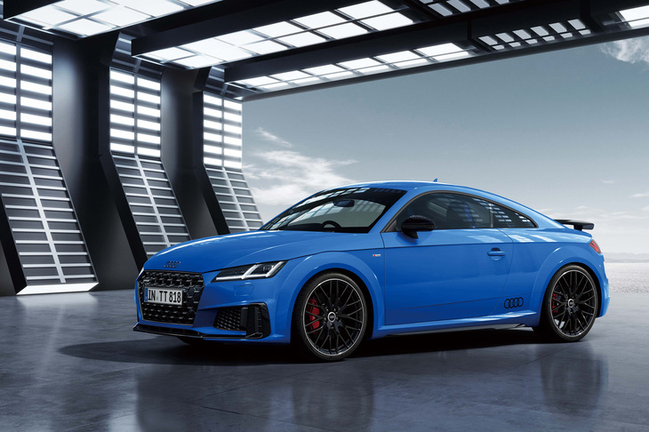 アウディのスポーツクーペ「TTクーペ」は、3代目で終了。写真はその「ファイナルエディション」で、2023年5月に導入された。