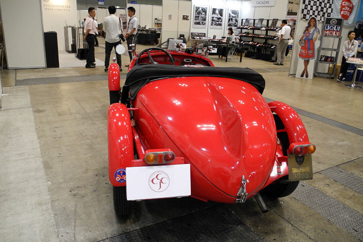 日本クラシックカークラブのブース