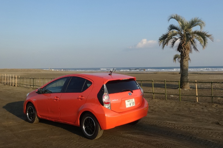 筆者のかつての愛車、「トヨタ・アクア」。