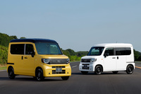 2024年10月10日発売予定の「ホンダN-VAN e：」。「e：CONTAINER（移動蓄電コンテナ）」というコンセプトのもと、「電気で走らせて はたらく 暮らすを広げる」（報道資料より）を目的に開発された。