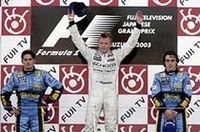 【F1 2005】第18戦日本GP、ライコネン、17番グリッドから最終周に逆転し7勝目！