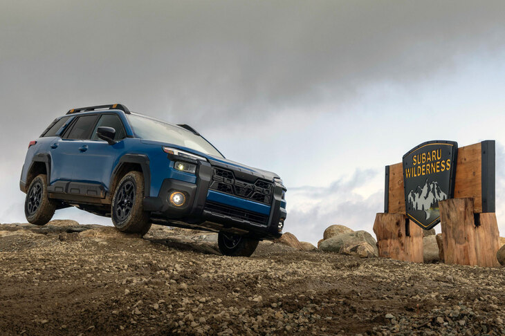 もちろん、よりオフロードユースに特化した「ウィルダネス」も用意。……これ、「クロストレック」とかに設定して日本で発売しても売れると思うんだけど、どうなんでしょうね、スバルさん？