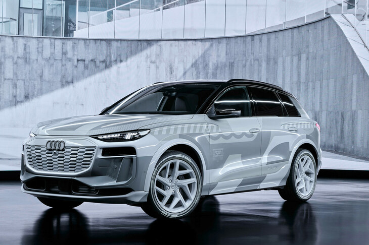 新型「ポルシェ・マカン」と同じく「PPE」を採用する予定の「アウディQ6 e-tron」。