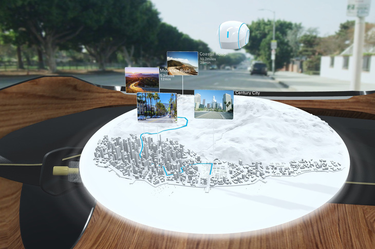 日産の新しいコネクテッドカーシステム「Invisible-to-Visible（I2V）」。