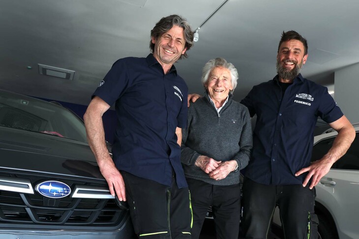 写真左からリッカルドさん（1970年生まれ）、ニコロさん（1936年生まれ）、そしてフェデリコさん（1979年生まれ）。