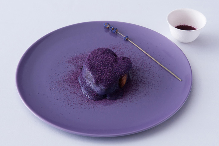 「“紫” 蝦夷鹿とラベンダー」