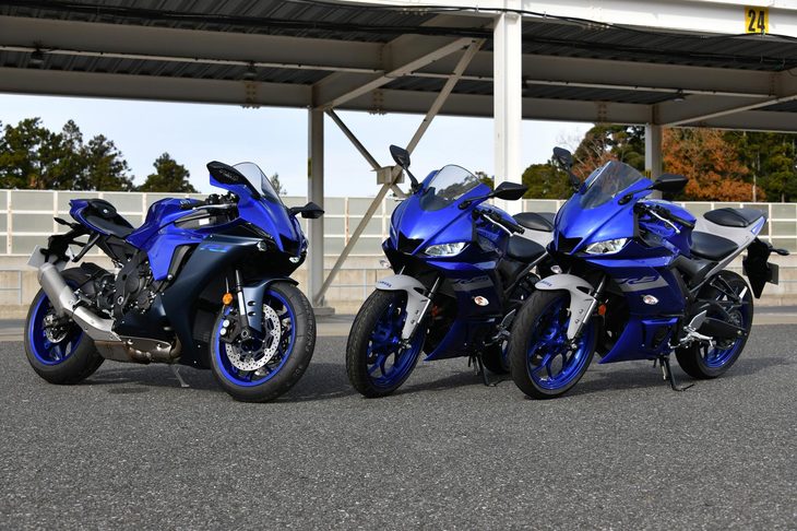 250ccクラスの軽二輪からリッタークラスのハイパフォーマンスモデルまで網羅する「YZF-R」シリーズ。そのいずれのモデルにも、ヤマハならではの「ハンドリングへのこだわり」が宿っていた。